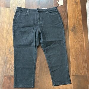 NYDJ Women’s Black Jeana